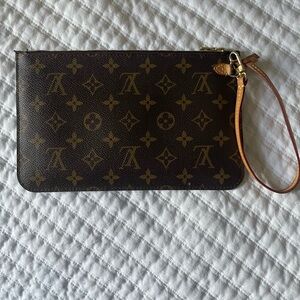 Louis Vuitton Brown Monogram Pouch